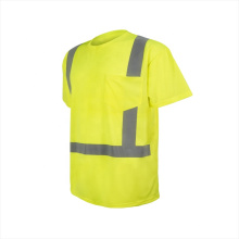 High visibility 100% cotton reflective safety t-shirt